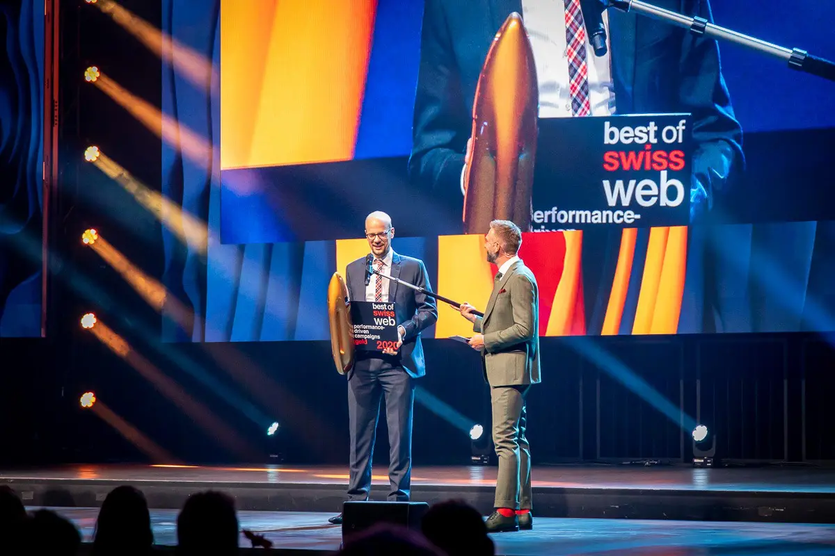 BlueGlass Interactive gewinnt mit EAT.ch Gold an den Best of Swiss Web Awards 2020