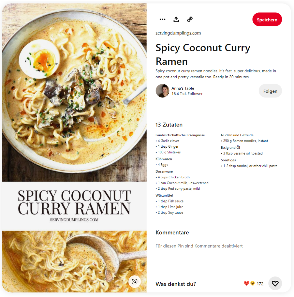 Rezept für Noodle Soup auf Pinterest