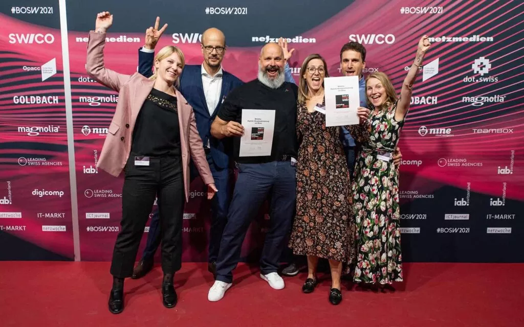 Die Performance-Kampagne von BlueGlass Interactive für Mobility gewinnt 2x Silber an den Best of Swiss Web Awards